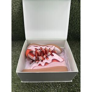 Lanvin Curb Sneaker Pale Pink Mango Size 10